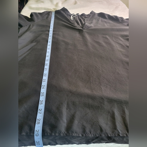 Black COS blouse Tunic Style Size 14 100% Silk - Picture 8 of 12